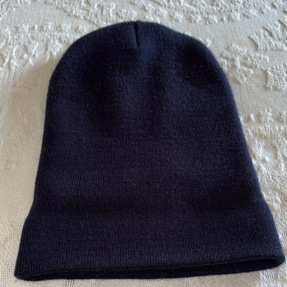 Gently Loved Carhartt Navy Blue Knit Beanie Unisex - Picture 3 of 5